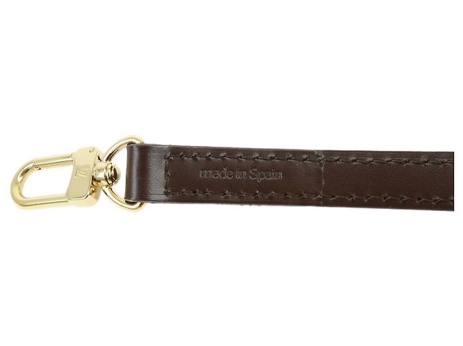 Tracolla in pelle Louis Vuitton per borsa Damier 120cm 1.2cm J11502 - vista 10