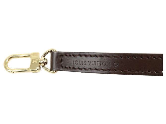 Tracolla in pelle Louis Vuitton per borsa Damier 120cm 1.2cm J11502 - vista 11