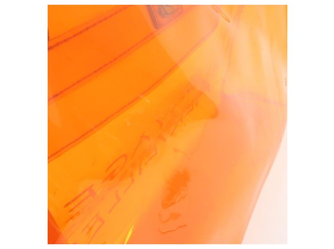 Hermès Borsa a mano HERMES Vinyl Kelly Clear Trasparente Arancione - vista 19