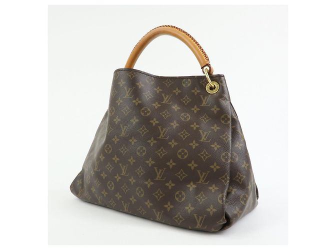 Borsa a tracolla Louis Vuitton Monogram Artsy MM Brown M40249 - vista 3