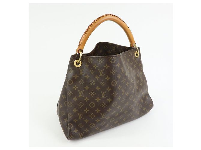 Borsa a tracolla Louis Vuitton Monogram Artsy MM Brown M40249 - vista 4