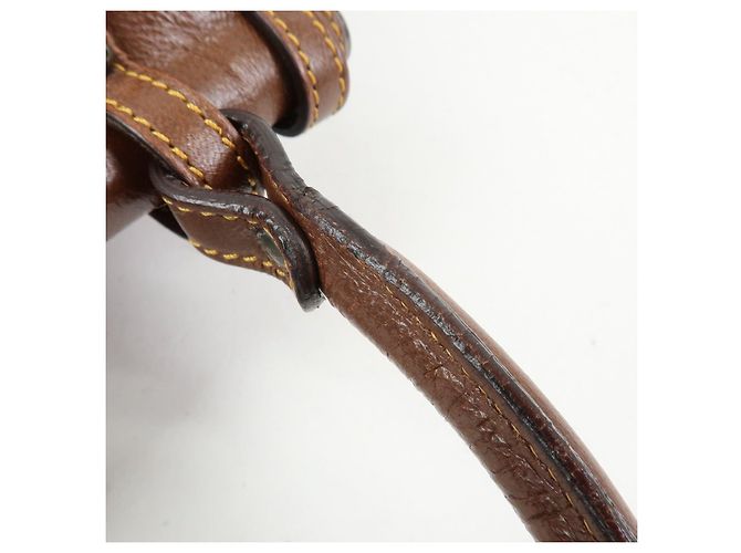 FENDI Zucca Leather Borsa Magic Hand Bag Brown 8BN143 - vista 10