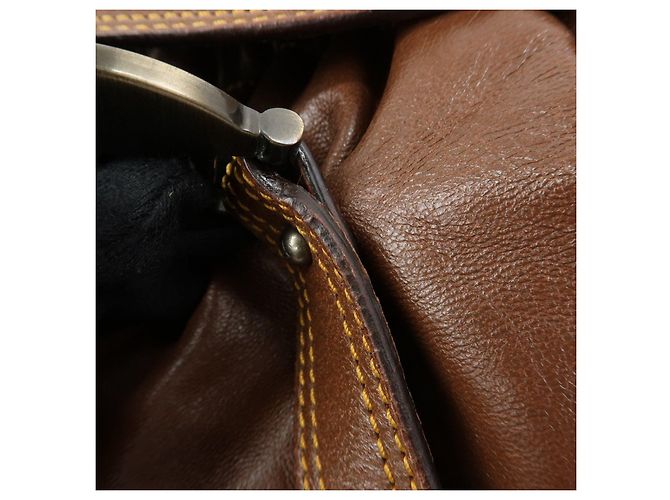 FENDI Zucca Leather Borsa Magic Hand Bag Brown 8BN143 - vista 19