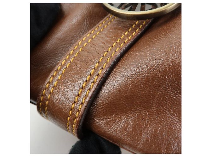 FENDI Zucca Leather Borsa Magic Hand Bag Brown 8BN143 - vista 20