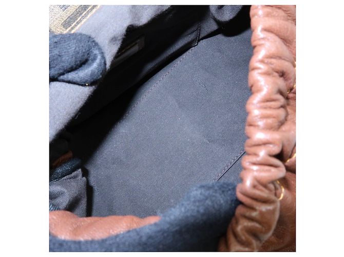 FENDI Zucca Leather Borsa Magic Hand Bag Brown 8BN143 - vista 21