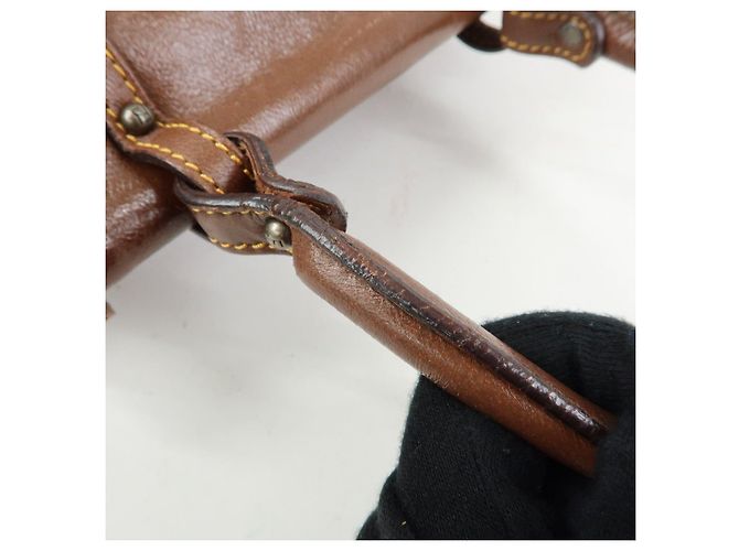 FENDI Zucca Leather Borsa Magic Hand Bag Brown 8BN143 - vista 9