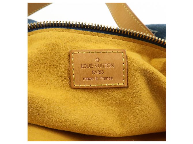 Louis Vuitton Monogram Denim Baggy PM 2Way Bag Shoulder Bag Blue M95049 - vista 23