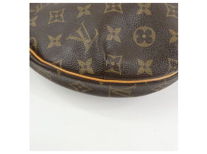 Borsa a tracolla Louis Vuitton Monogram Croissant MM Brown M51512 - vista 10