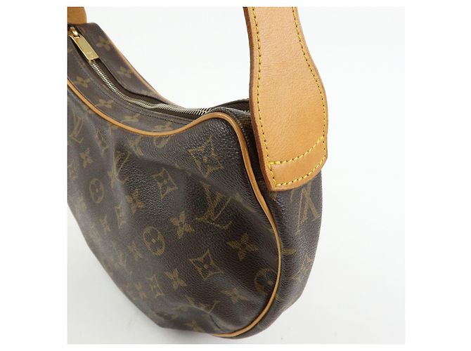 Borsa a tracolla Louis Vuitton Monogram Croissant MM Brown M51512 - vista 12