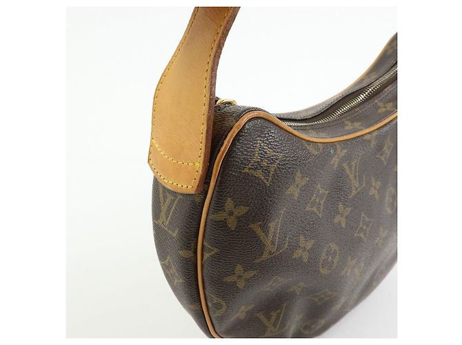 Borsa a tracolla Louis Vuitton Monogram Croissant MM Brown M51512 - vista 13