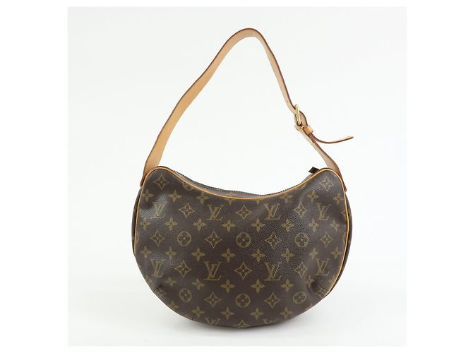 Borsa a tracolla Louis Vuitton Monogram Croissant MM Brown M51512 - vista 2