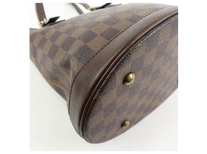 Borsa Louis Vuitton Damier Marais Tote Bag Damier Ebene N42240 - vista 11