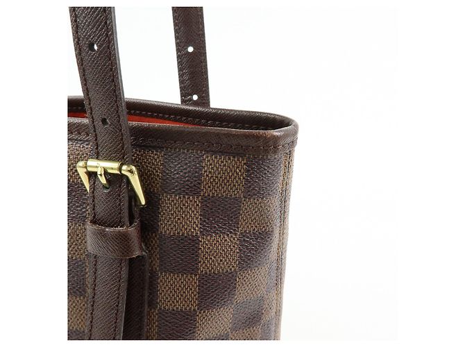 Borsa Louis Vuitton Damier Marais Tote Bag Damier Ebene N42240 - vista 13
