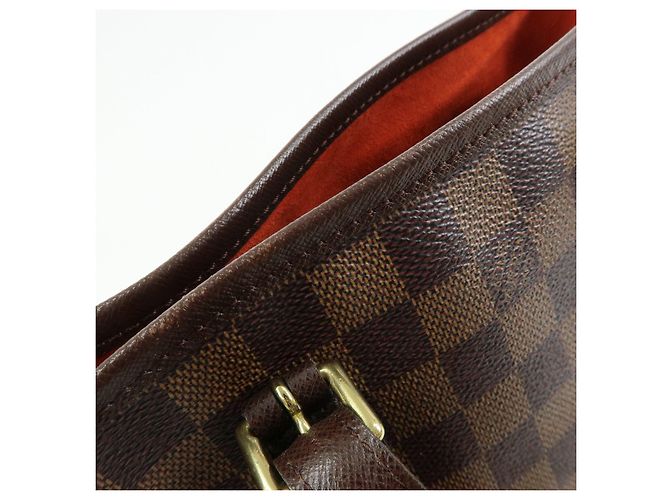 Borsa Louis Vuitton Damier Marais Tote Bag Damier Ebene N42240 - vista 15