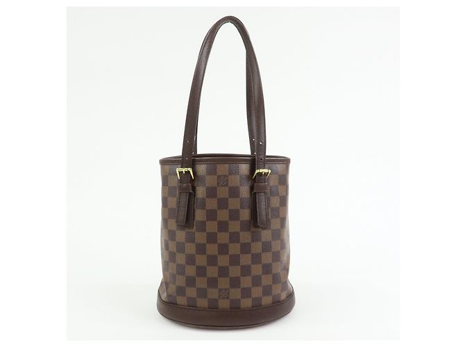 Borsa Louis Vuitton Damier Marais Tote Bag Damier Ebene N42240 - vista 2