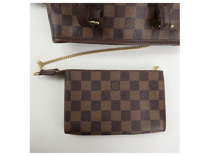 Borsa Louis Vuitton Damier Marais Tote Bag Damier Ebene N42240 - vista 20