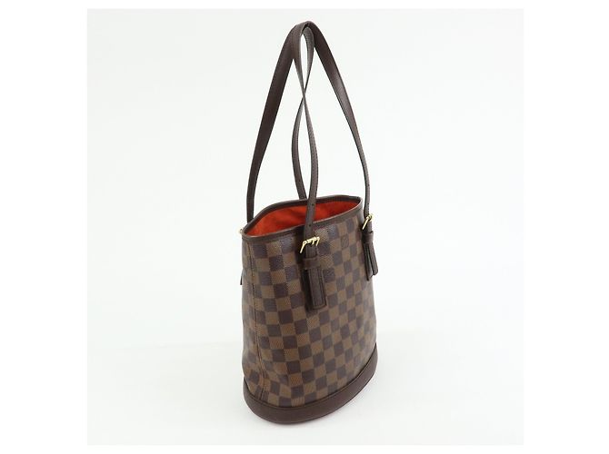 Borsa Louis Vuitton Damier Marais Tote Bag Damier Ebene N42240 - vista 4