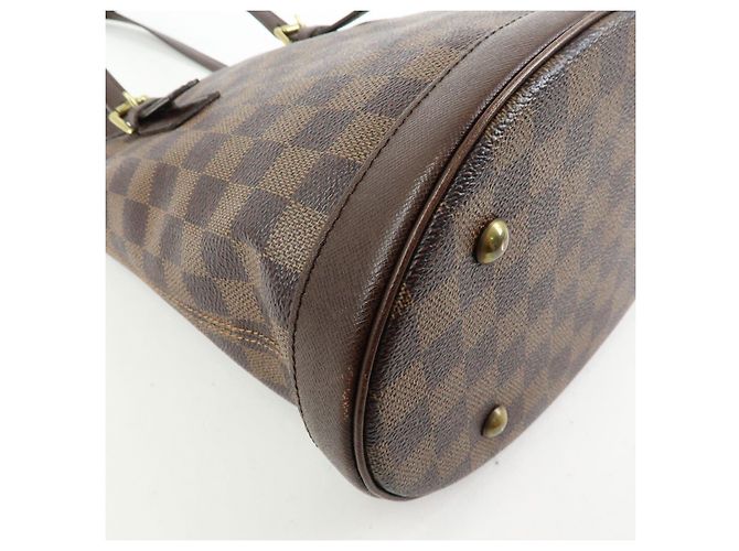 Borsa Louis Vuitton Damier Marais Tote Bag Damier Ebene N42240 - vista 9