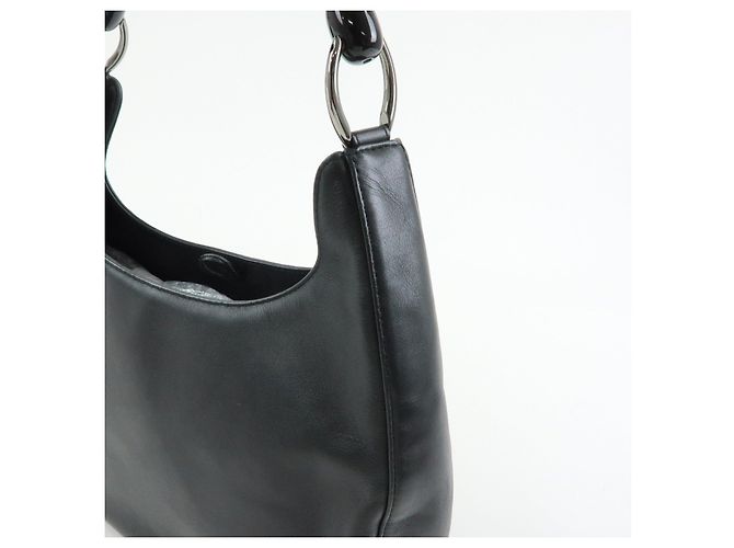 Borsa a tracolla e borsa a mano Christian Dior Malice Pearl in pelle Nero - vista 12