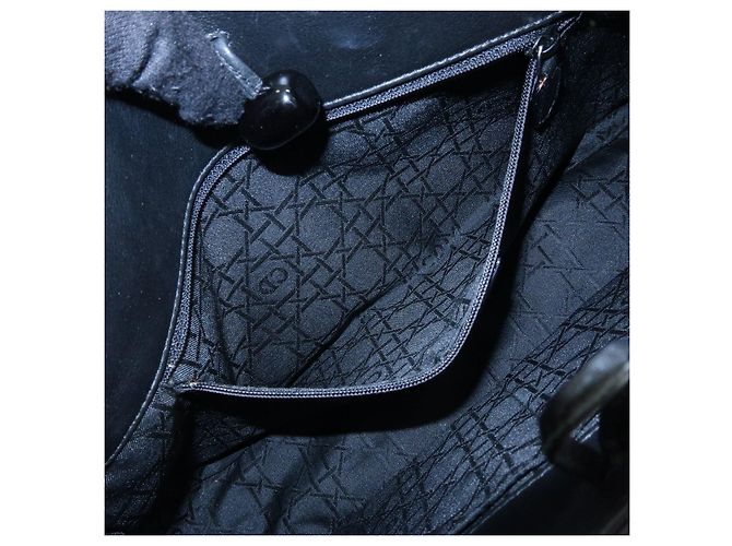 Borsa a tracolla e borsa a mano Christian Dior Malice Pearl in pelle Nero - vista 17