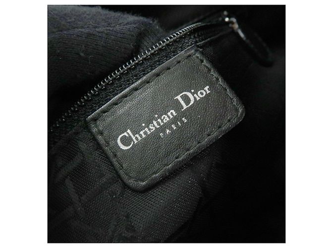 Borsa a tracolla e borsa a mano Christian Dior Malice Pearl in pelle Nero - vista 19