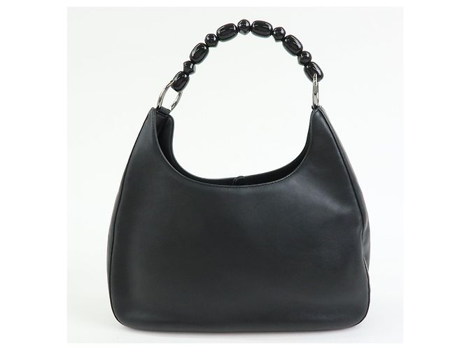 Borsa a tracolla e borsa a mano Christian Dior Malice Pearl in pelle Nero - vista 2