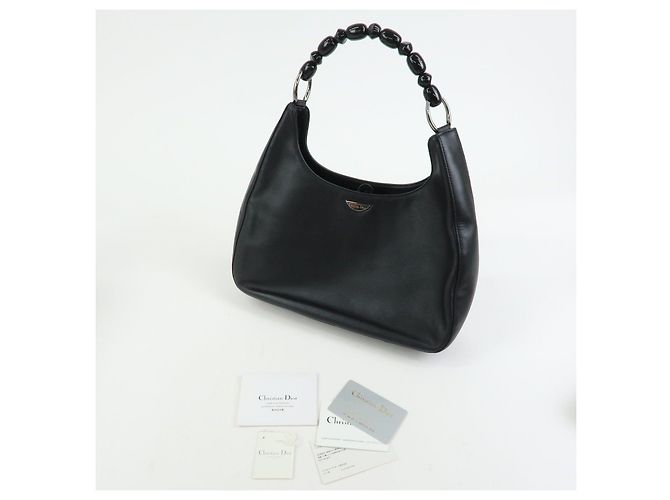 Borsa a tracolla e borsa a mano Christian Dior Malice Pearl in pelle Nero - vista 21