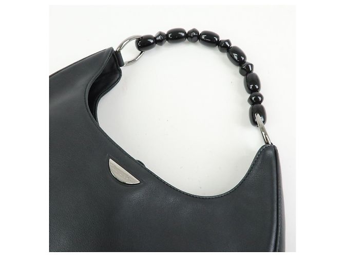 Borsa a tracolla e borsa a mano Christian Dior Malice Pearl in pelle Nero - vista 6