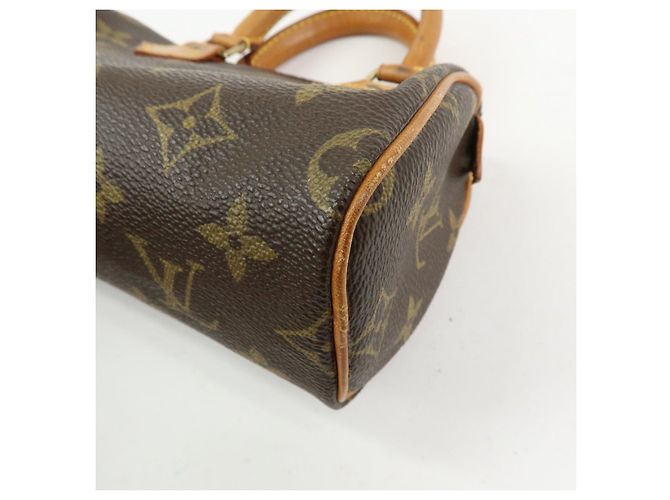 Borsa a mano Louis Vuitton Monogram Mini Speedy Brown M41534 - vista 11