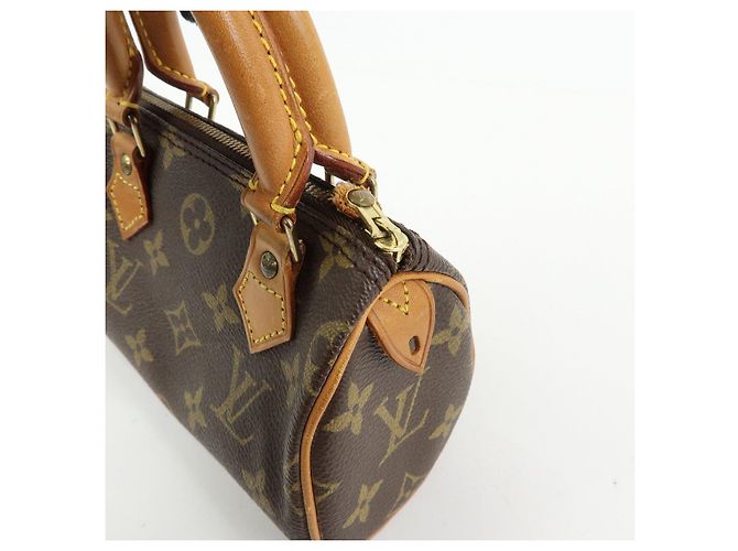Borsa a mano Louis Vuitton Monogram Mini Speedy Brown M41534 - vista 14