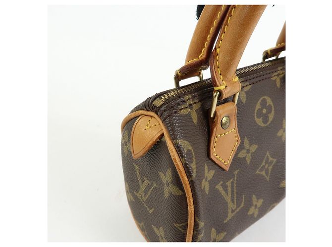 Borsa a mano Louis Vuitton Monogram Mini Speedy Brown M41534 - vista 15