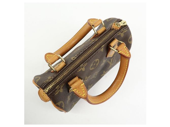 Borsa a mano Louis Vuitton Monogram Mini Speedy Brown M41534 - vista 16