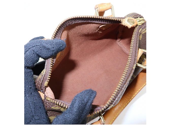 Borsa a mano Louis Vuitton Monogram Mini Speedy Brown M41534 - vista 21