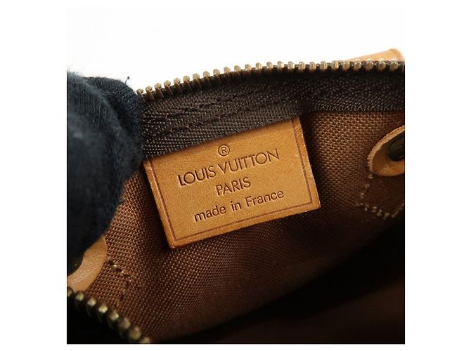 Borsa a mano Louis Vuitton Monogram Mini Speedy Brown M41534 - vista 23