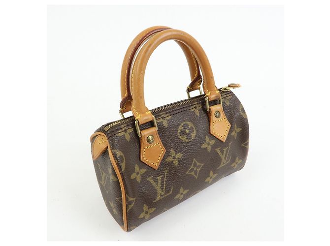 Borsa a mano Louis Vuitton Monogram Mini Speedy Brown M41534 - vista 4