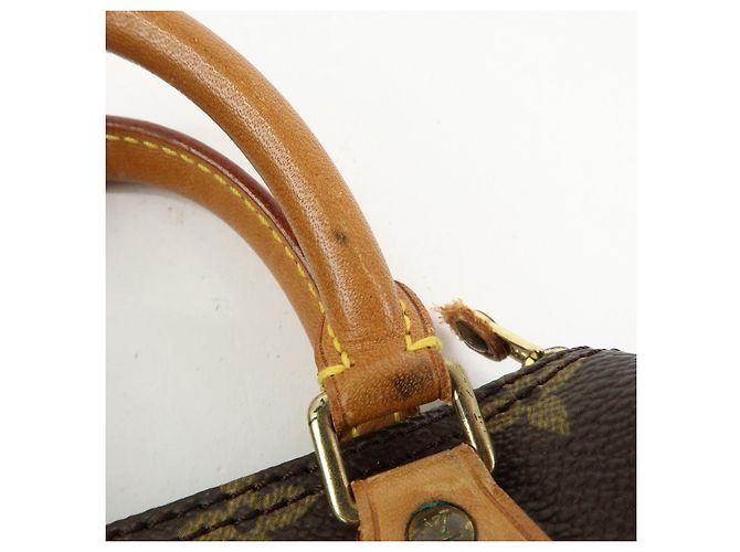 Borsa a mano Louis Vuitton Monogram Mini Speedy Brown M41534 - vista 9