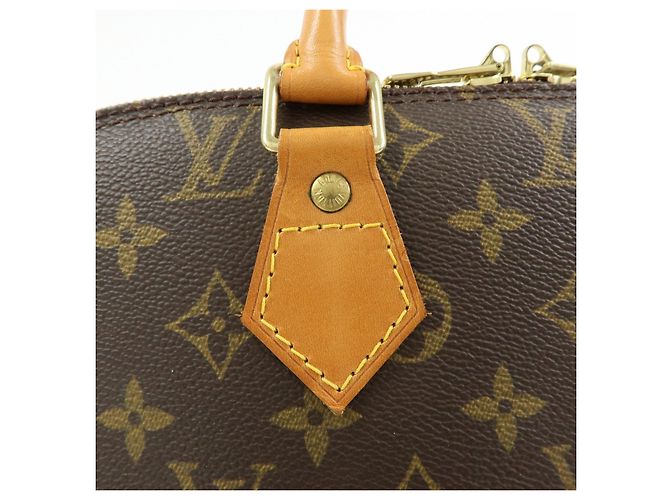 Louis Vuitton Monogram Alma PM Canvas Leather Hand Bag Brown M51130 - vista 10