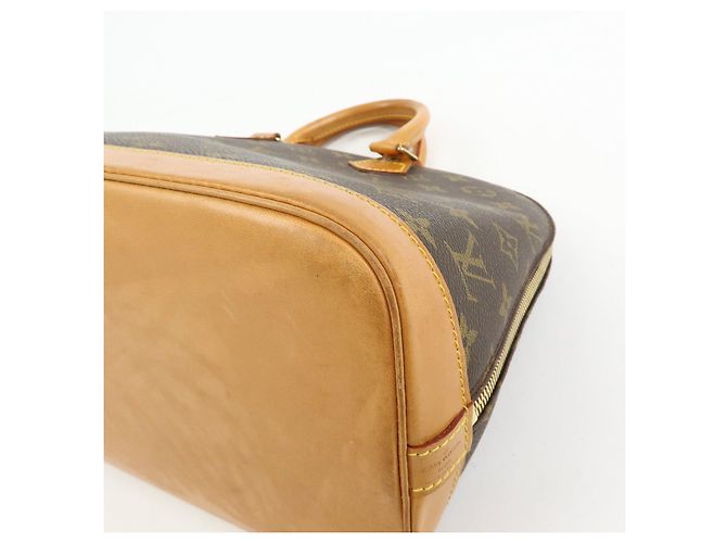 Louis Vuitton Monogram Alma PM Canvas Leather Hand Bag Brown M51130 - vista 14