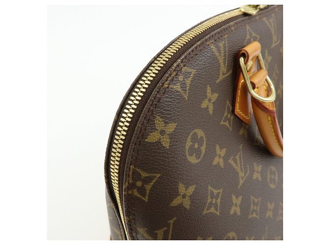 Louis Vuitton Monogram Alma PM Canvas Leather Hand Bag Brown M51130 - vista 15