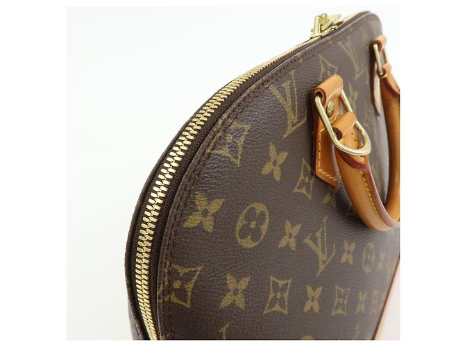 Louis Vuitton Monogram Alma PM Canvas Leather Hand Bag Brown M51130 - vista 17