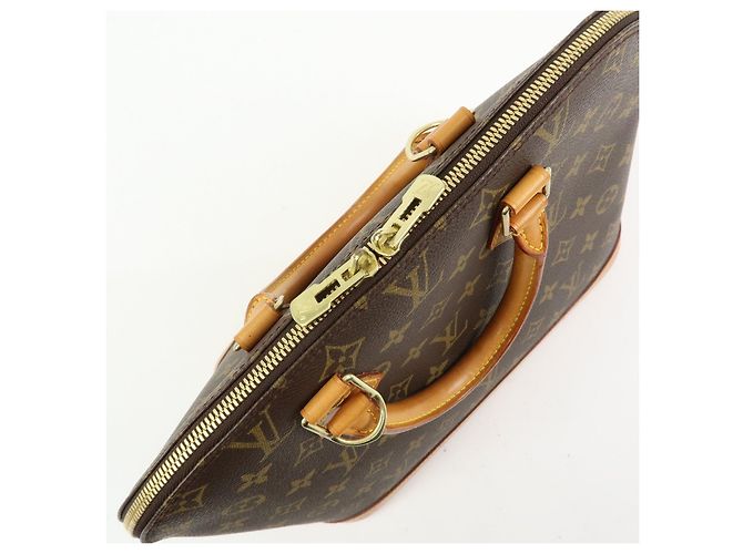 Louis Vuitton Monogram Alma PM Canvas Leather Hand Bag Brown M51130 - vista 18