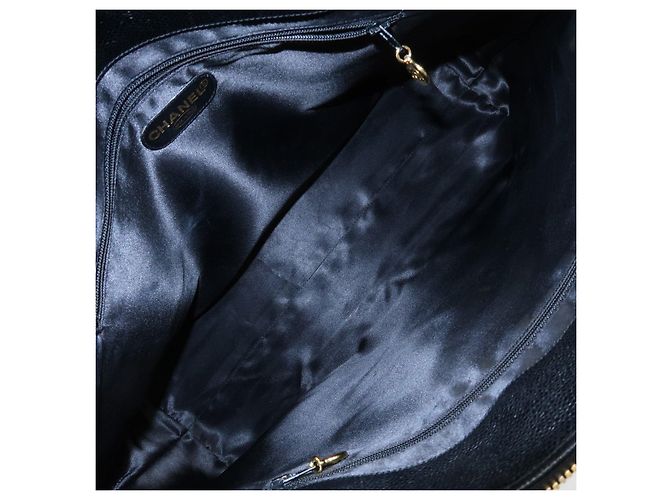 CHANEL COCO Mark Caviarskin Chain Shoulder Bag Tote Bag Black A03578 - view 19