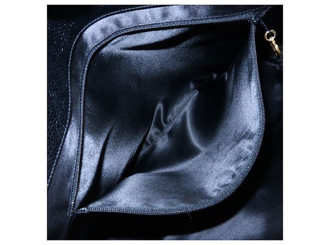 CHANEL COCO Mark Caviarskin Chain Shoulder Bag Tote Bag Black A03578 - view 20