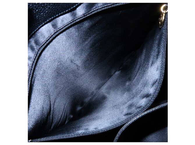 CHANEL COCO Mark Caviarskin Chain Shoulder Bag Tote Bag Black A03578 - view 21