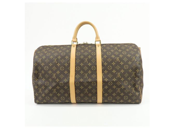 Louis Vuitton Monogram Keep All Bandouliere 55 Boston Bag M41414 - vista 2