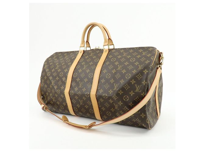 Louis Vuitton Monogram Keep All Bandouliere 55 Boston Bag M41414 - vista 3