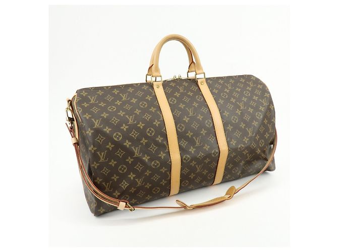 Louis Vuitton Monogram Keep All Bandouliere 55 Boston Bag M41414 - vista 4