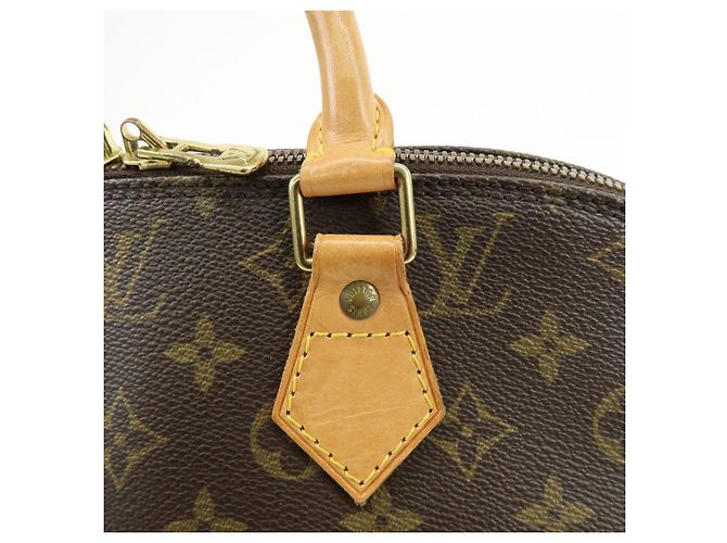 Borsa a mano Louis Vuitton Monogram Alma PM Brown M51130 - vista 11