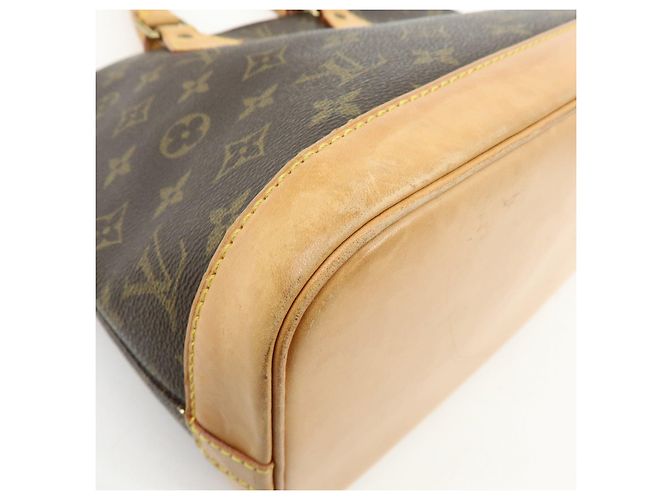 Borsa a mano Louis Vuitton Monogram Alma PM Brown M51130 - vista 13