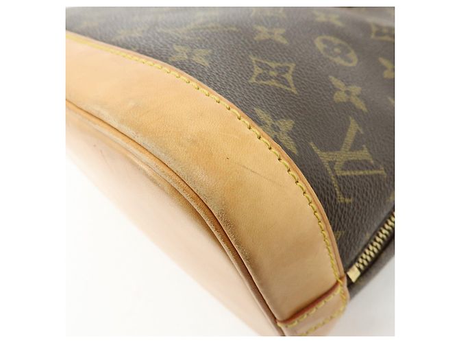 Borsa a mano Louis Vuitton Monogram Alma PM Brown M51130 - vista 16